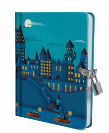 Harry Potter: Hogwarts Castle Glow-In-The-Dark Lock & Key Diary