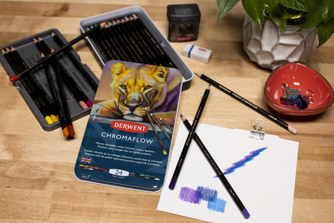 Värikynä 24 kpl Derwent Chromaflow