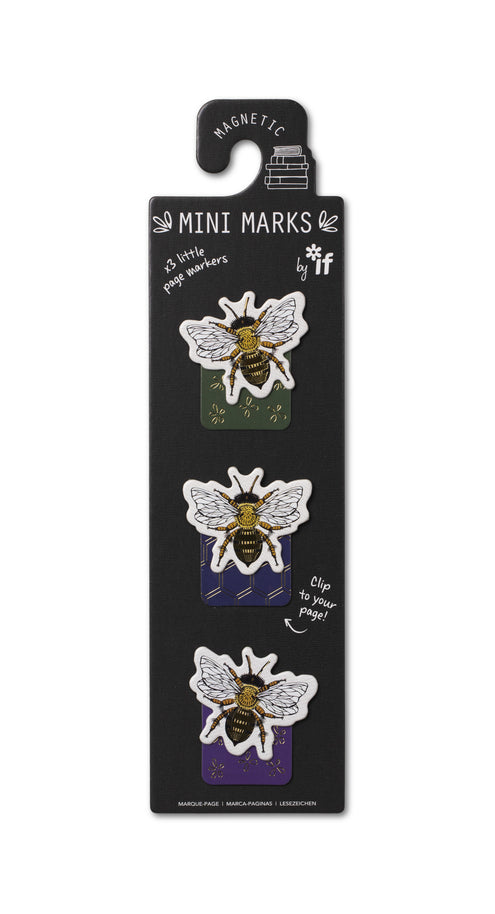 Kirjanmerkki magneetilla Mini Marks Bees