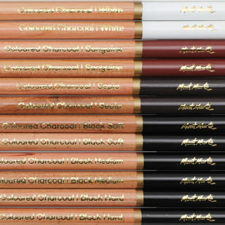 Hiilikynä 12 värilliset Mont Marte