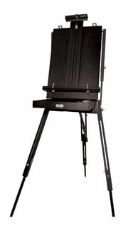 Kenttäteline säilytyslaatikolla musta Mont Marte