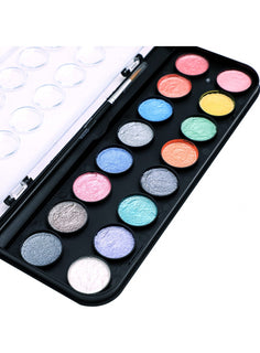 Vesivärit metallihohto 16 väriä ja sivellin Mont Marte