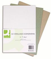 Kopiopaperi A4/30 100g  Q-Connect värilaj. kierrätyspaperi