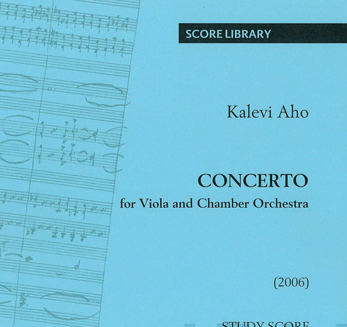 Concerto for Viola and Chamber Orchestra - Study score