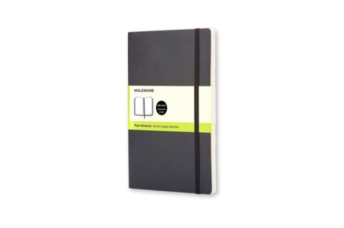 Moleskine Soft Cover Pocket Plain Notebook Black