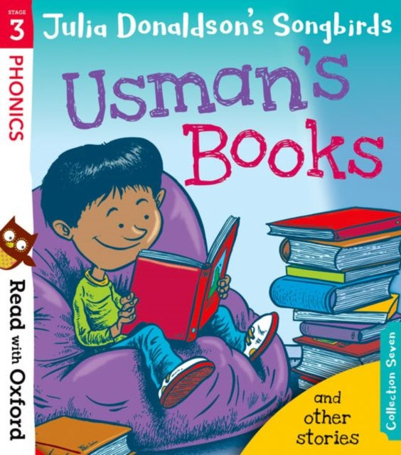 Valokuva kirjasta Julia Donaldson Read with Oxford: Stage 3: Julia Donaldson's Songbirds: Usman's Books and Other Stories, kuuluu tuoteryhmään Ulkomaiset lasten tietokirjat.