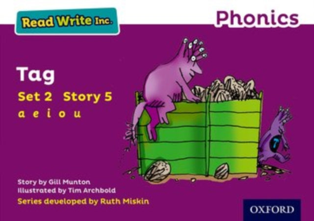 Valokuva kirjasta Gill Munton Read Write Inc. Phonics: Tag (Purple Set 2 Storybook 5), kuuluu tuoteryhmään Ulkomaiset lasten tietokirjat.