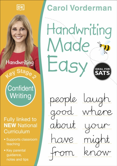 Valokuva kirjasta Carol Vorderman Handwriting Made Easy: Confident Writing, Ages 7-11 (Key Stage 2), kuuluu tuoteryhmään Ulkomaiset lasten tietokirjat.