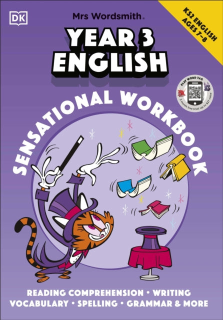 Valokuva kirjasta Mrs Wordsmith Mrs Wordsmith Year 3 English Sensational Workbook, Ages 7–8 (Key Stage 2), kuuluu tuoteryhmään Ulkomaiset lasten tietokirjat.
