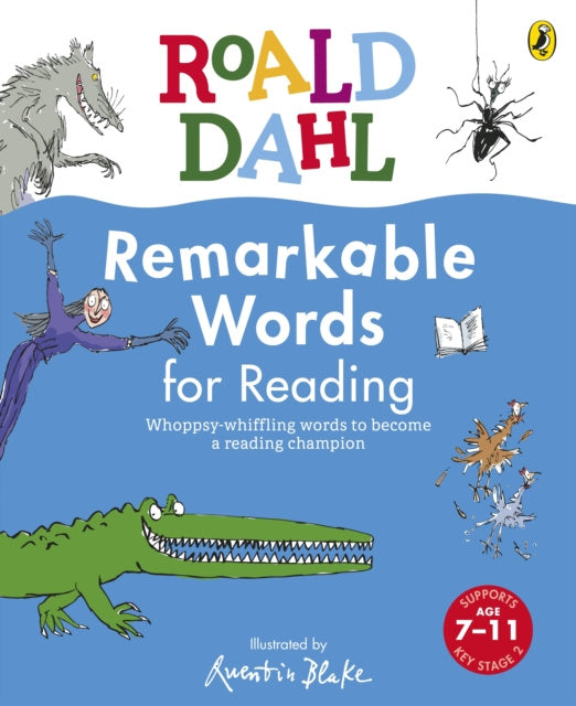 Valokuva kirjasta Roald Dahl Roald Dahl Remarkable Words for Reading, kuuluu tuoteryhmään Ulkomaiset lasten tietokirjat.