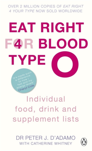 Valokuva kirjasta Peter J. D'Adamo Eat Right for Blood Type O, kuuluu tuoteryhmään Ulk terveys (lääket eläinlääk).