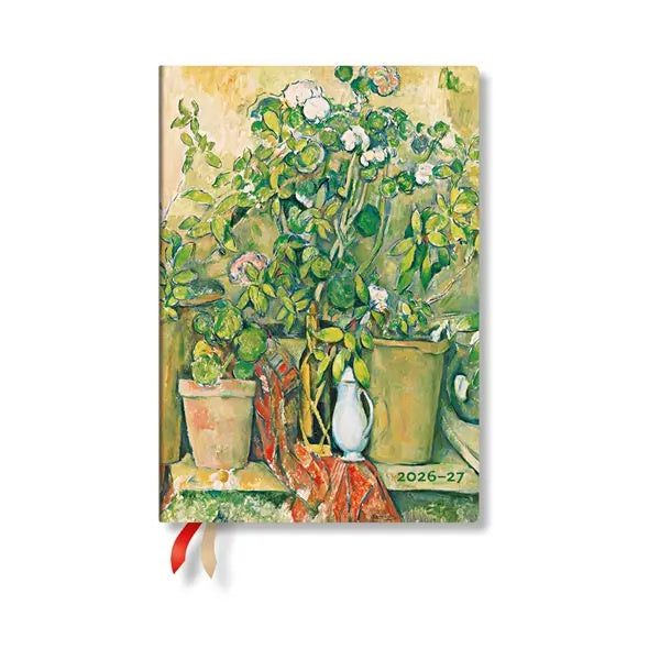 Valokuva tuotteesta Lukuvuosikalenteri 26-27 18kk Midi Terracotta Pots Paperblanks, kuuluu tuoteryhmään Lukuvuosikalenterit.