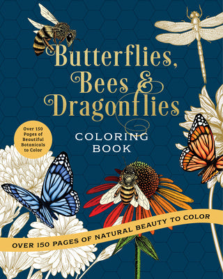 Valokuva kirjasta Editors of Chartwell Books Butterflies, Bees &amp; Dragonflies Coloring Book, kuuluu tuoteryhmään Ulk filosofia psykologia.