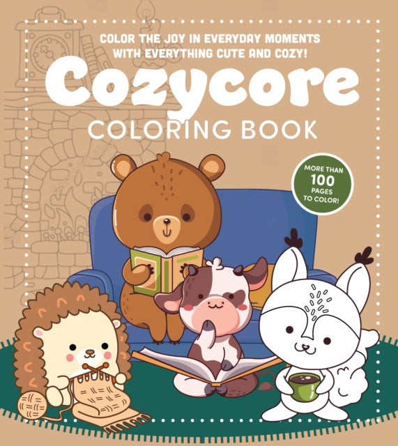 Valokuva kirjasta Editors of Chartwell Books Cozycore Coloring Book, kuuluu tuoteryhmään Ulk filosofia psykologia.