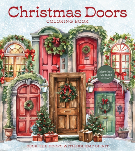 Valokuva kirjasta Editors of Chartwell Books Christmas Doors Coloring Book, kuuluu tuoteryhmään Ulk filosofia psykologia.