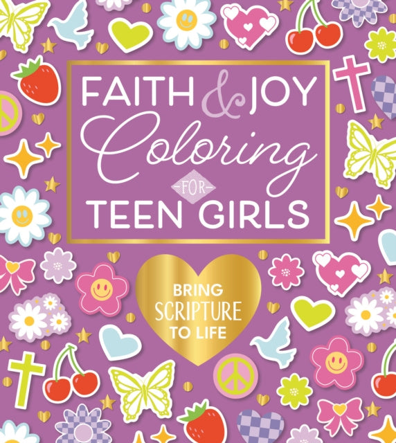 Valokuva kirjasta Editors of Chartwell Books Faith &amp; Joy Coloring for Teen Girls, kuuluu tuoteryhmään Ulk lasten kuvakirjat.