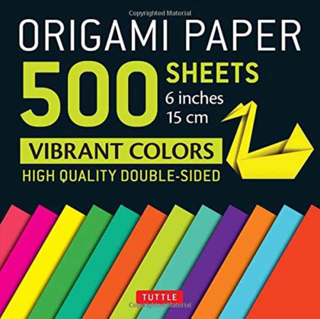 Valokuva kirjasta  Origami Paper 500 sheets Vibrant Colors 6" (15 cm), kuuluu tuoteryhmään Ulk harrasteet.
