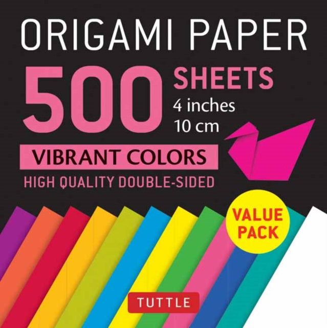 Valokuva kirjasta Tuttle Publishing Origami Paper 500 sheets Vibrant Colors 4 (10 cm), kuuluu tuoteryhmään Ulk taide musiikki.