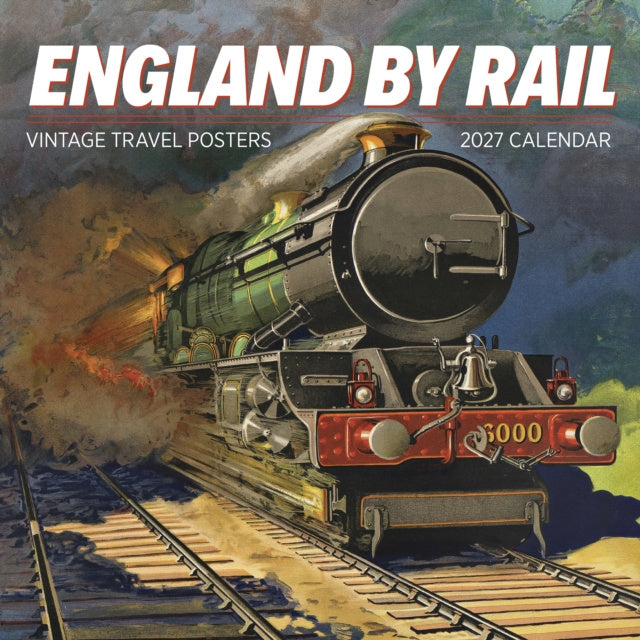 Valokuva kirjasta  England by Rail: Vintage Travel Posters 2027 Wall Calendar, kuuluu tuoteryhmään Muut ulkomaiset kirjat.