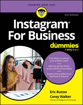 Valokuva kirjasta Corey Walker / Eric Butow Instagram For Business For Dummies, kuuluu tuoteryhmään Ulk talous yhteiskunta.