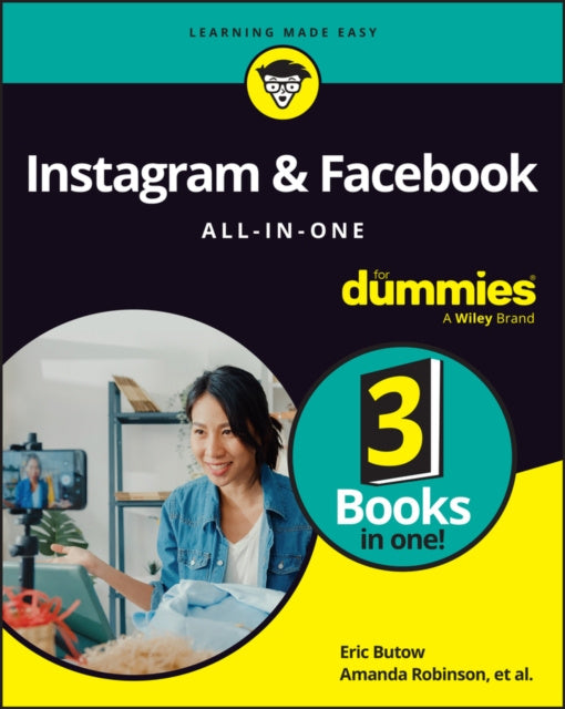 Valokuva kirjasta Amanda Robinson / Amy Karasavas / Carolyn Abram / Corey Walker / Eric Butow / Jenn Herman / John Haydon / Stephanie Diamond Instagram &amp; Facebook All-in-One For Dummies, kuuluu tuoteryhmään Ulk talous yhteiskunta.