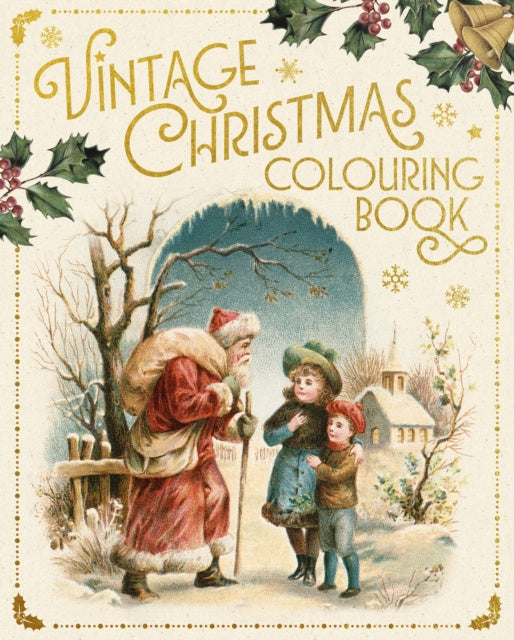 Valokuva kirjasta James Newman Gray Vintage Christmas Colouring Book, kuuluu tuoteryhmään Ulk harrasteet.
