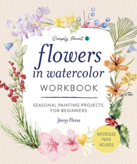Valokuva kirjasta Jenny Flores Flowers in Watercolor Workbook, kuuluu tuoteryhmään Ulk harrasteet.