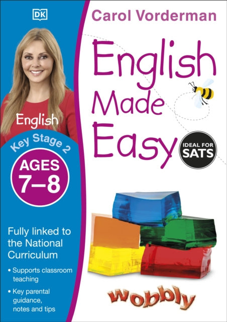 Valokuva kirjasta Carol Vorderman English Made Easy, Ages 7-8 (Key Stage 2), kuuluu tuoteryhmään Ulkomaiset lasten tietokirjat.