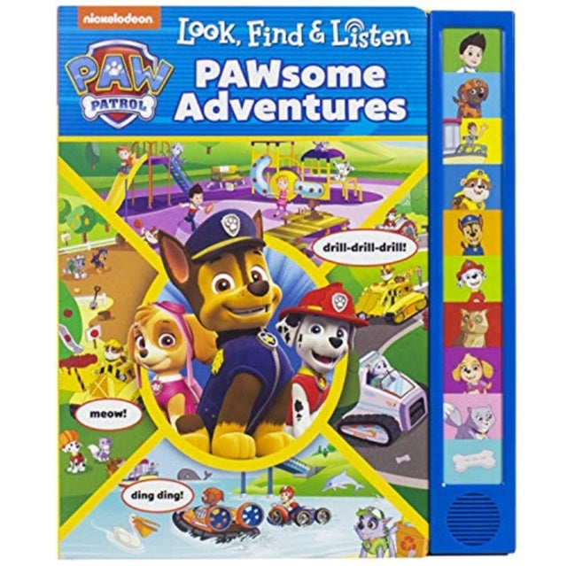 Valokuva kirjasta PI Kids Nickelodeon PAW Patrol: PAWsome Adventures Look, Find &amp; Listen Sound Book, kuuluu tuoteryhmään Ulk lasten kuvakirjat.