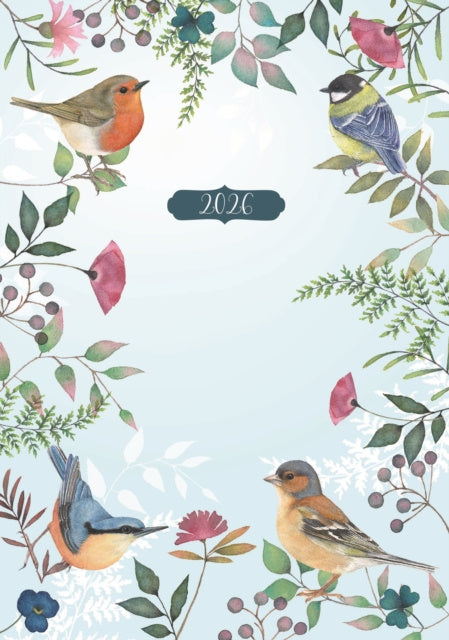 Valokuva kirjasta  Vintage Garden A5 Diary 2026, kuuluu tuoteryhmään Muut ulkomaiset kirjat.