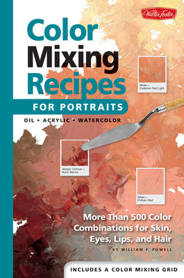 Valokuva kirjasta William F. Powell Color Mixing Recipes for Portraits, kuuluu tuoteryhmään Ulk taide musiikki.
