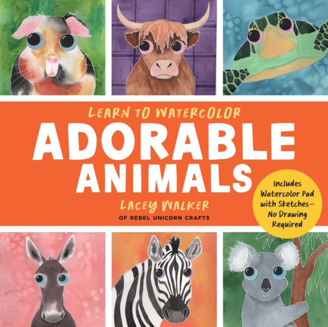 Valokuva kirjasta Lacey Walker Learn to Watercolor Adorable Animals, kuuluu tuoteryhmään Ulk harrasteet.