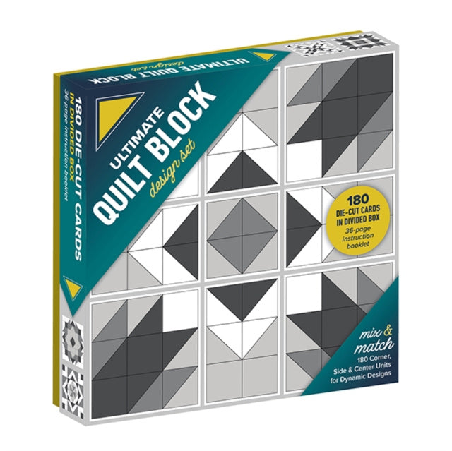Alain Block Ultimate Quilt Block Design Set - Mix & Match 180 Corner, Side & Center ...