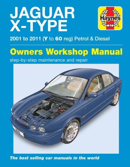 Valokuva kirjasta Haynes Publishing Jaguar X Type Petrol &amp; Diesel (01 - 11) Haynes Repair Manual, kuuluu tuoteryhmään Ulk harrasteet.