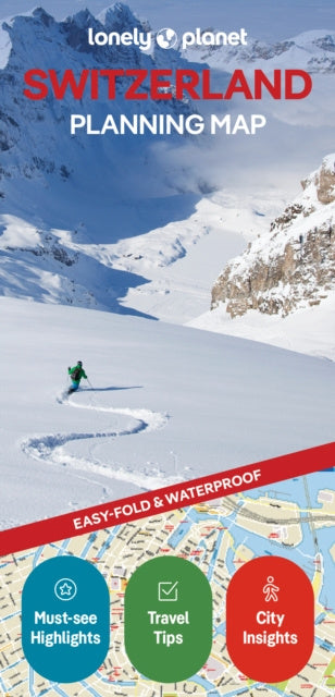 Lonely Planet Switzerland Planning Map - Lonely Planet - Kartta ...