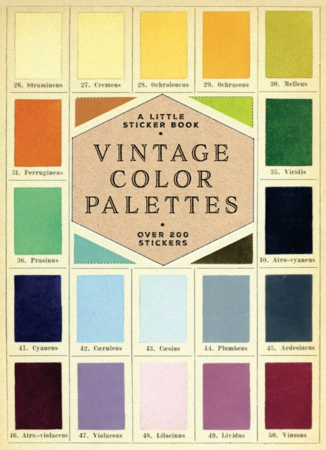 Valokuva kirjasta Skittledog Vintage Colour Palettes, kuuluu tuoteryhmään Ulk taide musiikki.