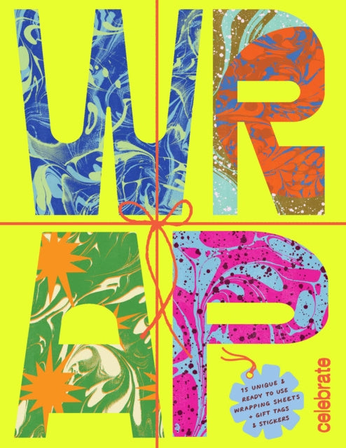 Valokuva kirjasta Sweet Hearts Press WRAP: Celebrate - Gift Wrapping Paper Book with Gift Tags, kuuluu tuoteryhmään Ulk harrasteet.