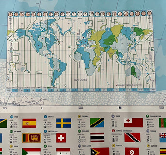 World - Michelin wall map, The