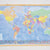 Tuotteen GeoMetro World Map - including sticker sheet and wooden slats pikkukuva 1