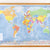 Tuotteen GeoMetro XL World Map - with oak frame pikkukuva 1