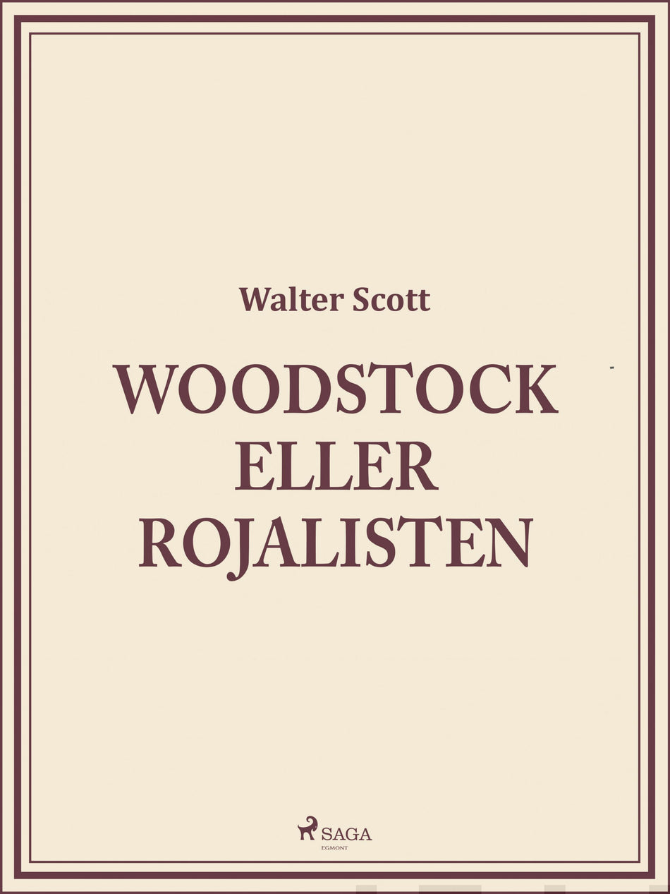 Valokuva kirjasta Walter Scott Woodstock eller Rojalisten, kuuluu tuoteryhmään E-kirjat kauno.