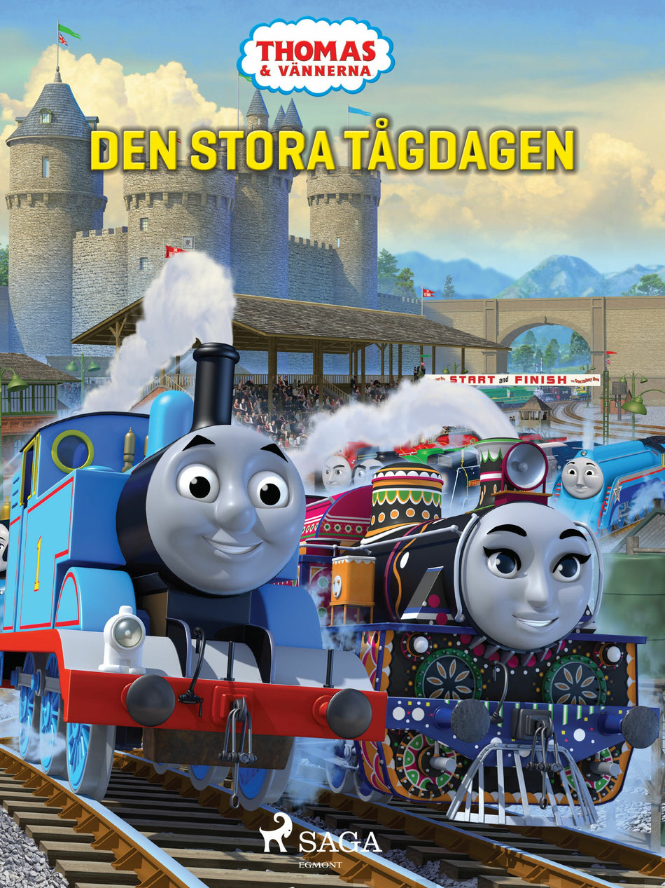 Valokuva kirjasta Mattel Thomas och vännerna - Den stora tågdagen, kuuluu tuoteryhmään E-kirjat lapset ja nuoret.