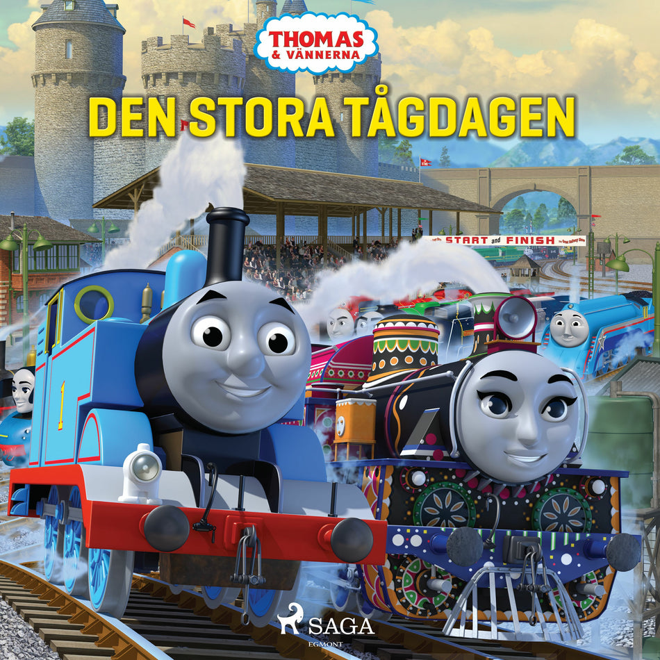Valokuva kirjasta Mattel Thomas och vännerna - Den stora tågdagen, kuuluu tuoteryhmään Äänikirjat lapset ja nuoret.