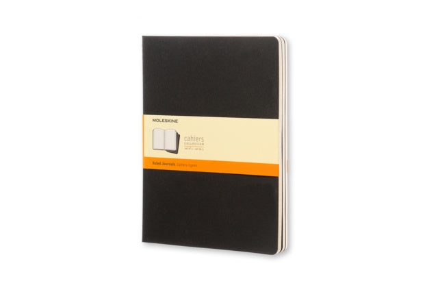 Valokuva tuotteesta Moleskine Ruled Cahier Xl - Black Cover (3 Set), kuuluu tuoteryhmään Muistikirjat.