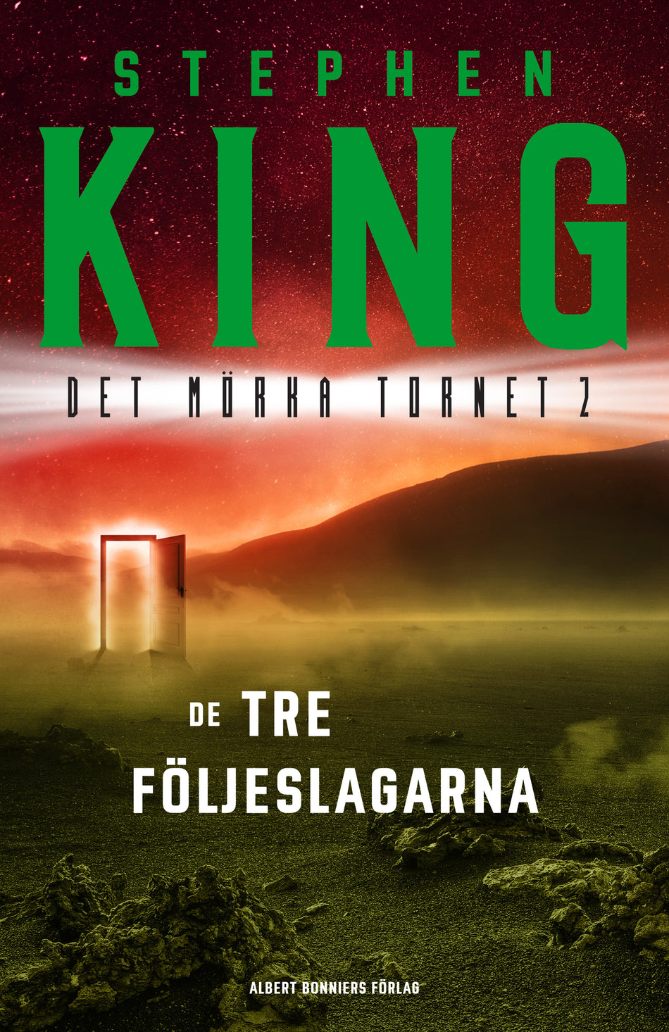 Valokuva kirjasta Stephen King De tre följeslagarna, kuuluu tuoteryhmään Ruots kaunokirjat.