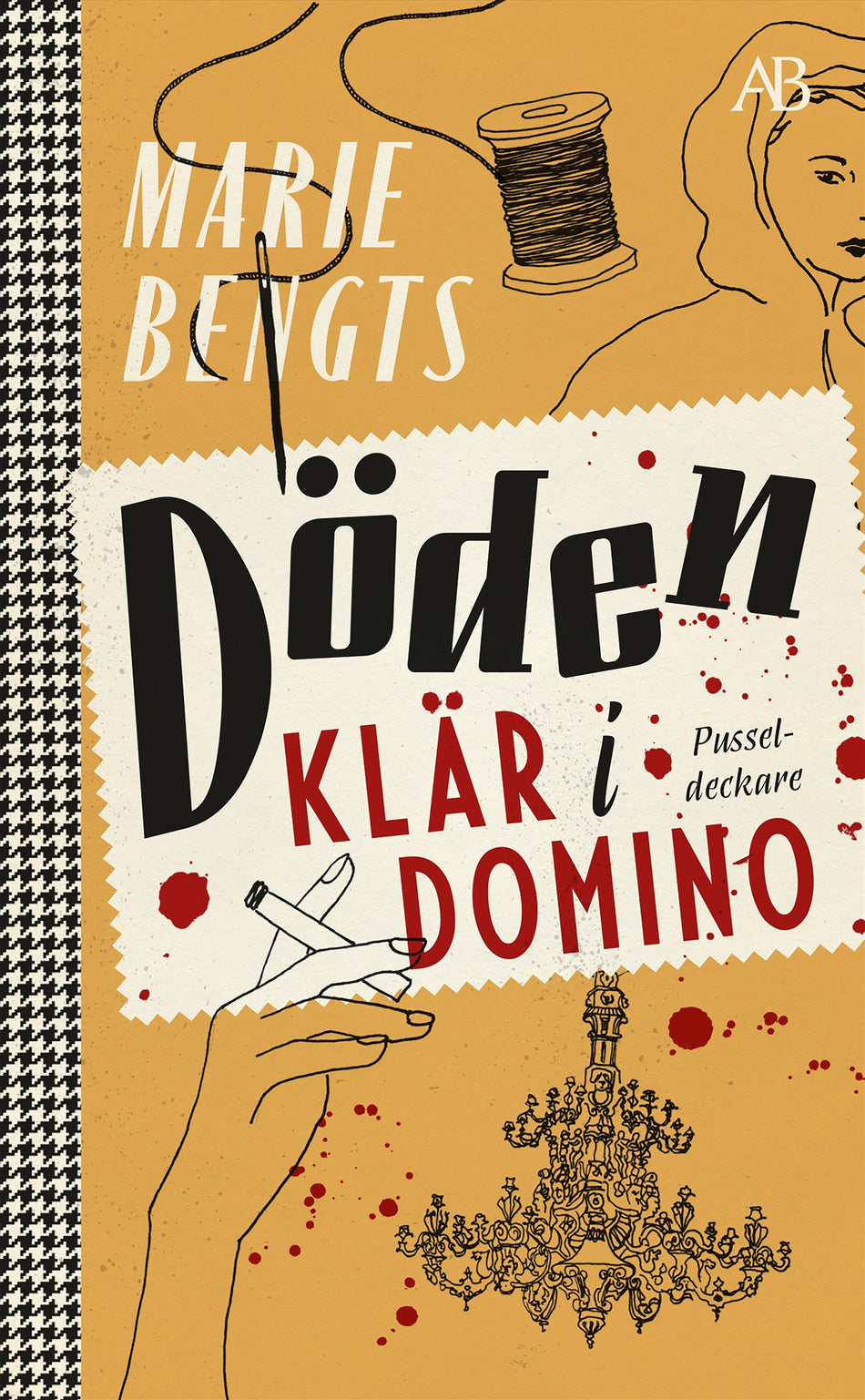 Valokuva kirjasta Marie Bengts Döden klär i domino, kuuluu tuoteryhmään Ruots kaunokirjat.