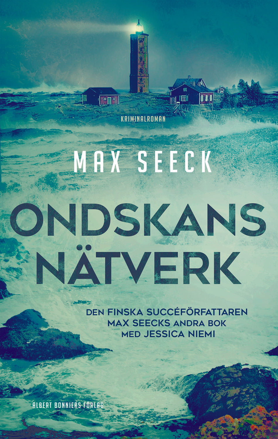 Valokuva kirjasta Max Seeck Ondskans nätverk, kuuluu tuoteryhmään Ruots kaunokirjat.