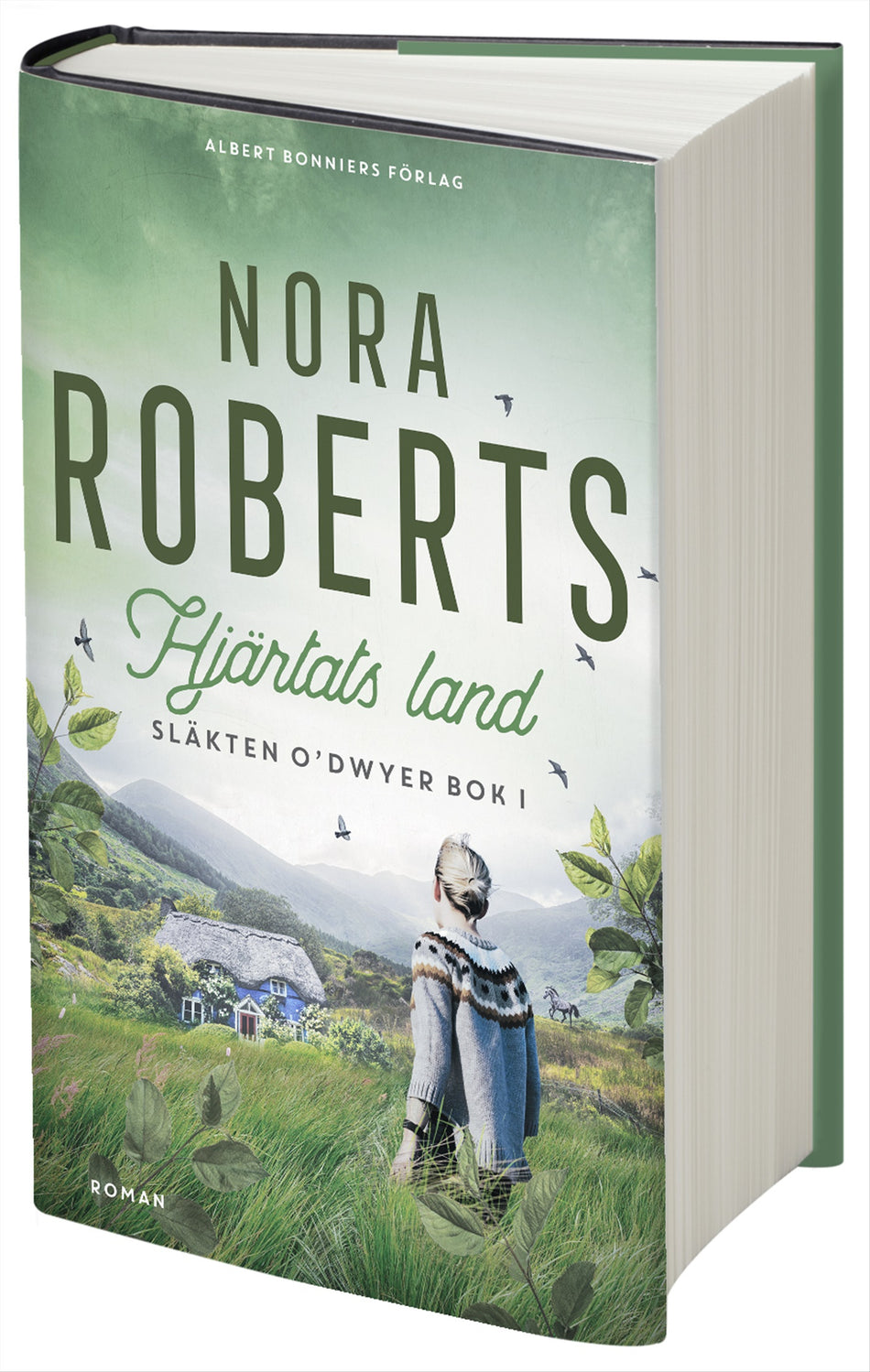 Valokuva kirjasta Nora Roberts Hjärtats land, kuuluu tuoteryhmään Ruots kaunokirjat.