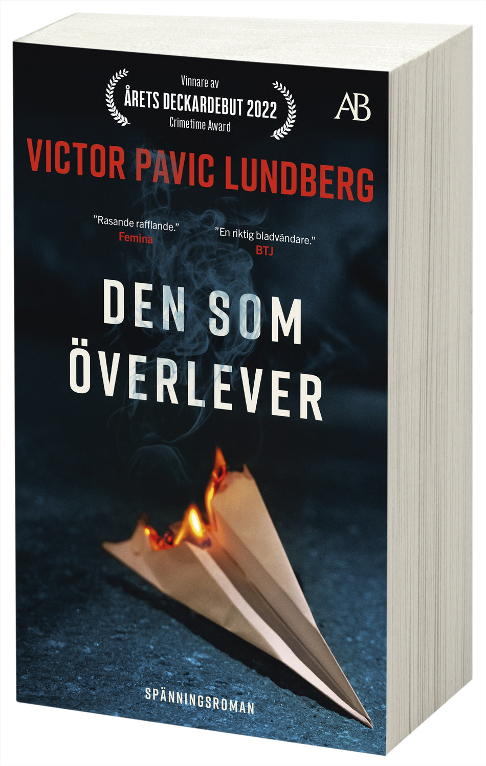 Valokuva kirjasta Victor Pavic Lundberg Den som överlever, kuuluu tuoteryhmään Ruots kaunokirjat.
