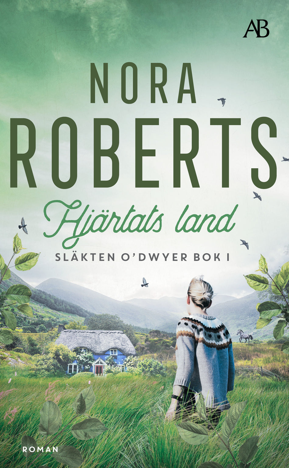 Valokuva kirjasta Nora Roberts Hjärtats land, kuuluu tuoteryhmään Ruots kaunokirjat.